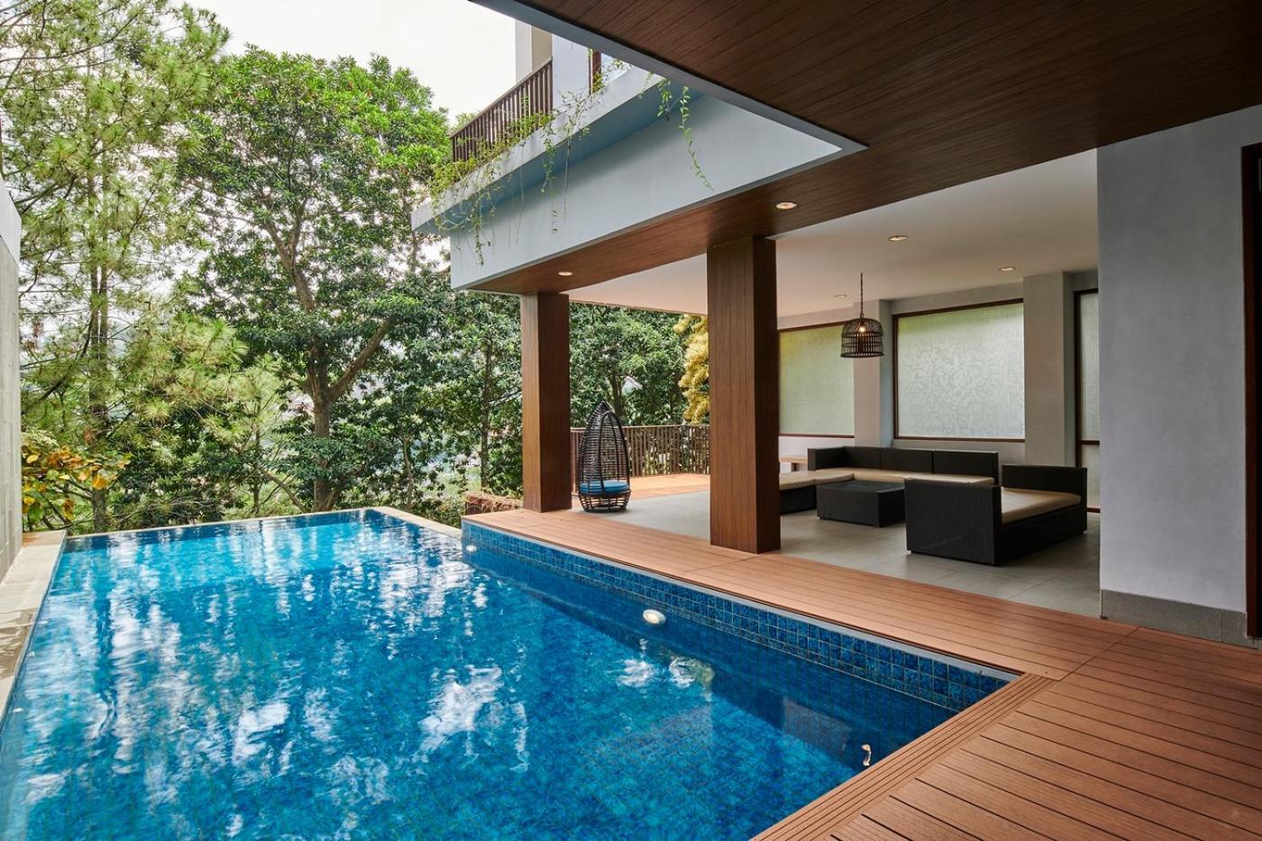 Asmaya Hill View Villa 7 Bedrooms With A Private Swimming Pool Бандунг Екстер'єр фото